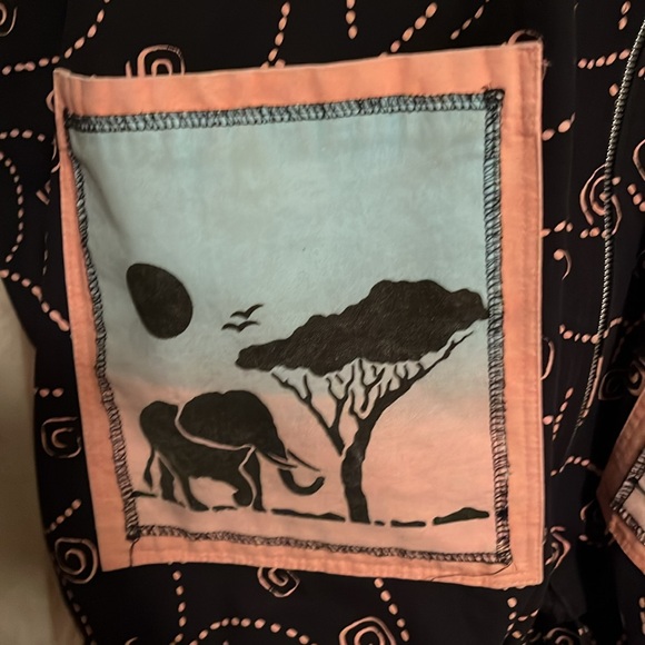 Asian creations jacket. For all the elephant lovers this is the jacket for you. - Picture 2 of 13